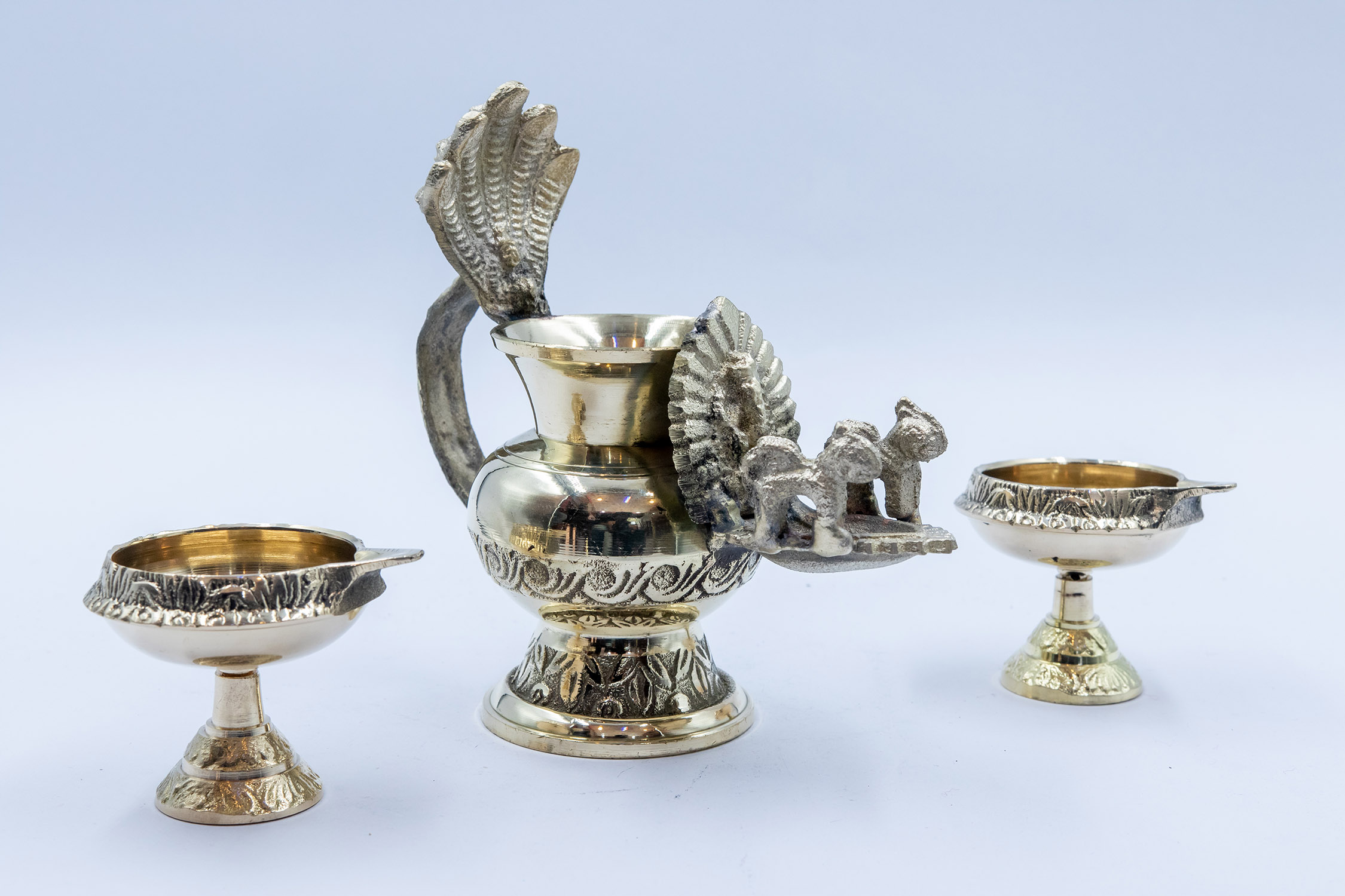 Shivalinga With Oil Deep Lamp